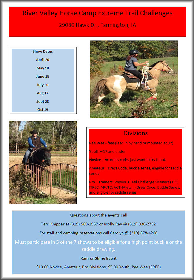 Western Lodge River Valley Horsecamp Farmington Iowa